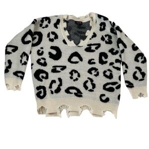 Amaryllis Oversized Long Sleeve Knit Sweater